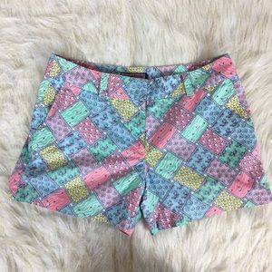 Vineyard Vines Fish Lobster Patchwork Style Shorts